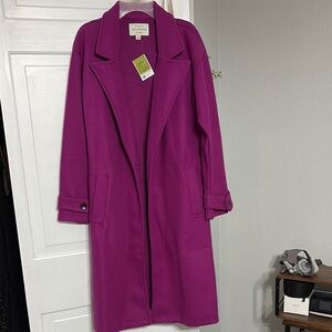 Haute Monde Fuchsia Coat